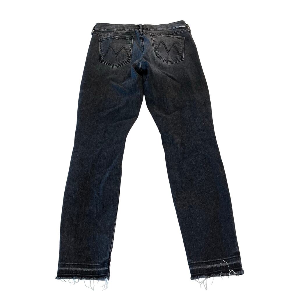 Mother Denim Undone‎ Hem Looker Ankle Jeans in Stealing Shadows size 28 - Picture 4 of 14